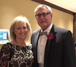 ABS Chairman, President and CEO Christopher J. Wiernicki and wife Joan Wiernicki after receiving the United Seamen’s Service (USS) Admiral of the Ocean Seas Award in New York City.